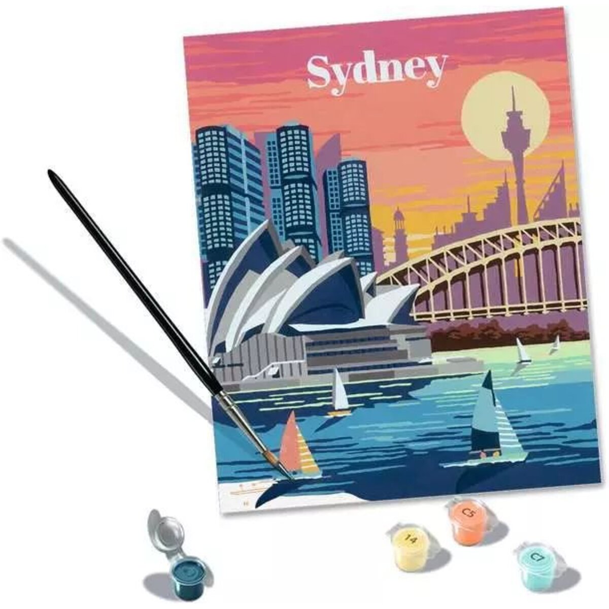 Ravensburger CreArt Colorful Sydney - Malen nach Zahlen für Erwachsene