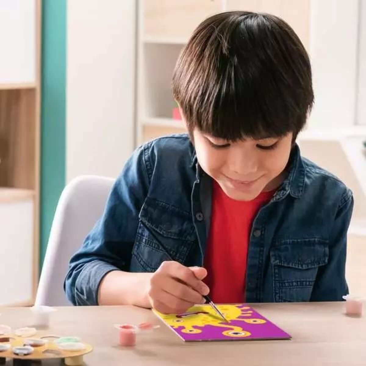 Ravensburger CreArt Gelbes Monster - Malen nach Zahlen für Kinder ab 7 Jahren