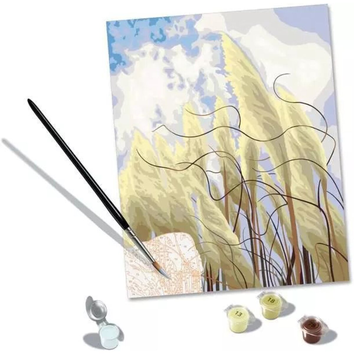 Ravensburger CreArt Grass in the Wind - Malen nach Zahlen für Erwachsene