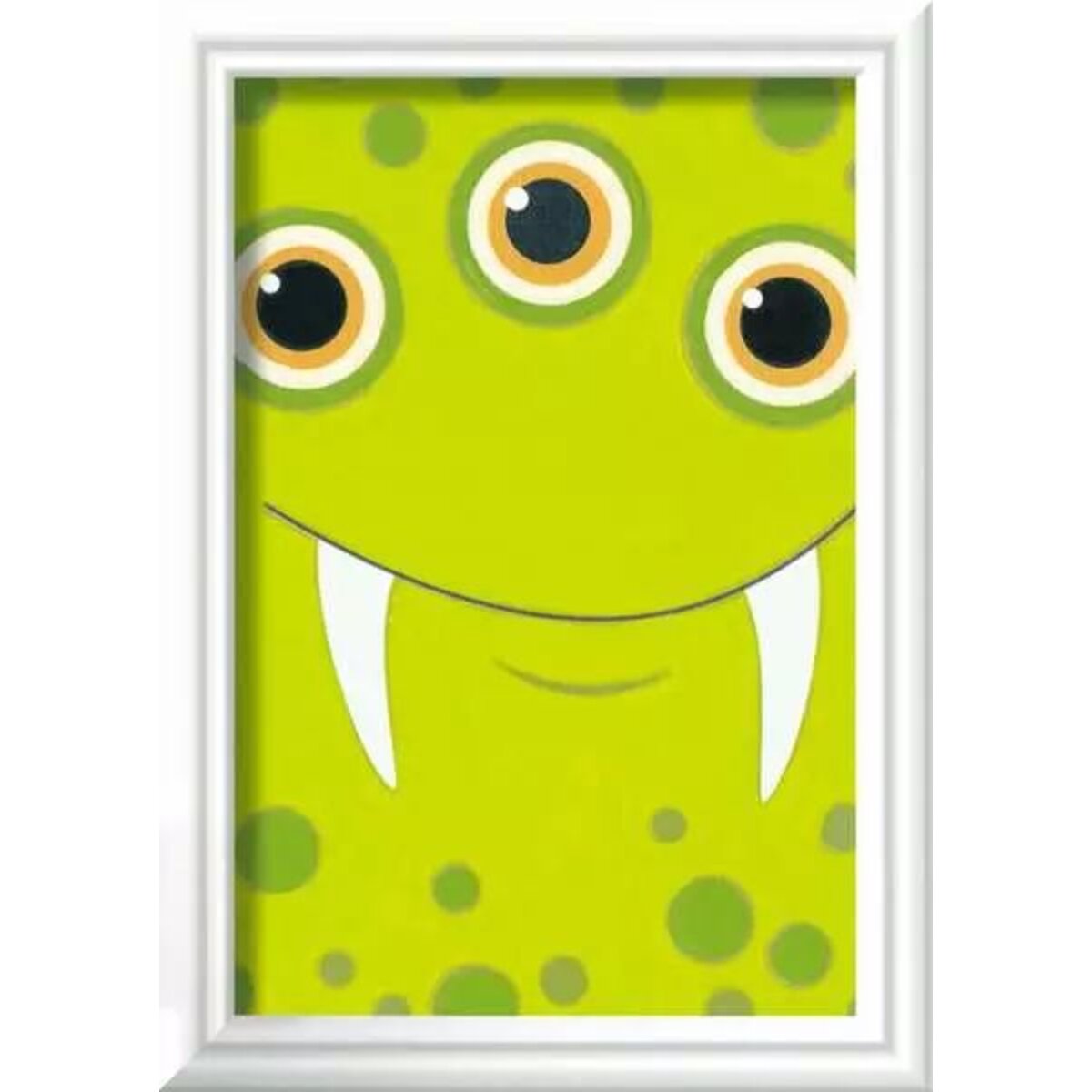 Ravensburger CreArt Grünes Monster - Malen nach Zahlen für Kinder ab 7 Jahren