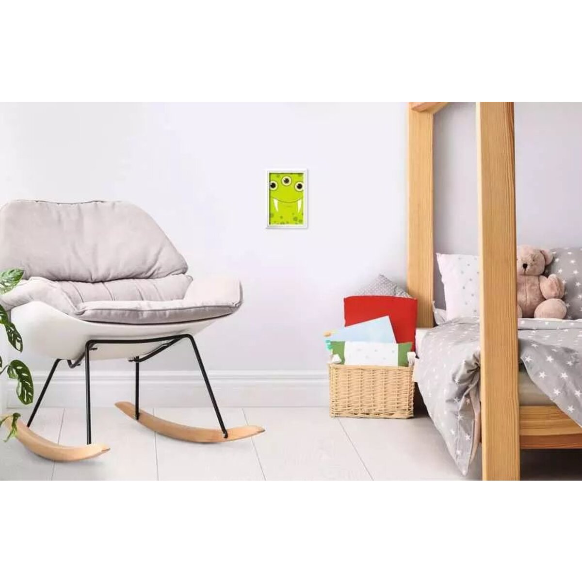 Ravensburger CreArt Grünes Monster - Malen nach Zahlen für Kinder ab 7 Jahren