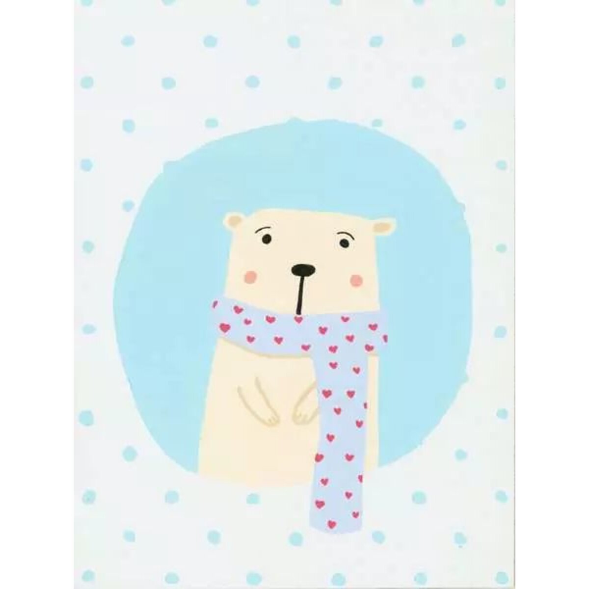 Ravensburger CreArt Hello Baby: Cute Polar Bear - Malen nach Zahlen für Erwachsene