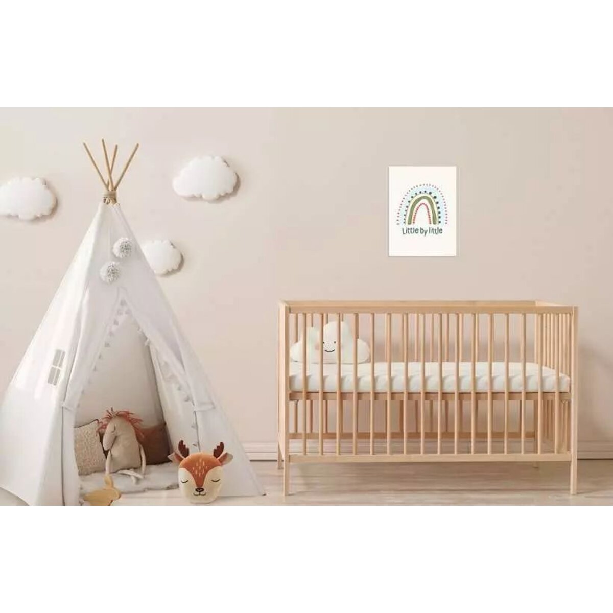 Ravensburger CreArt Hello Baby: Rainbow - Malen nach Zahlen für Erwachsene