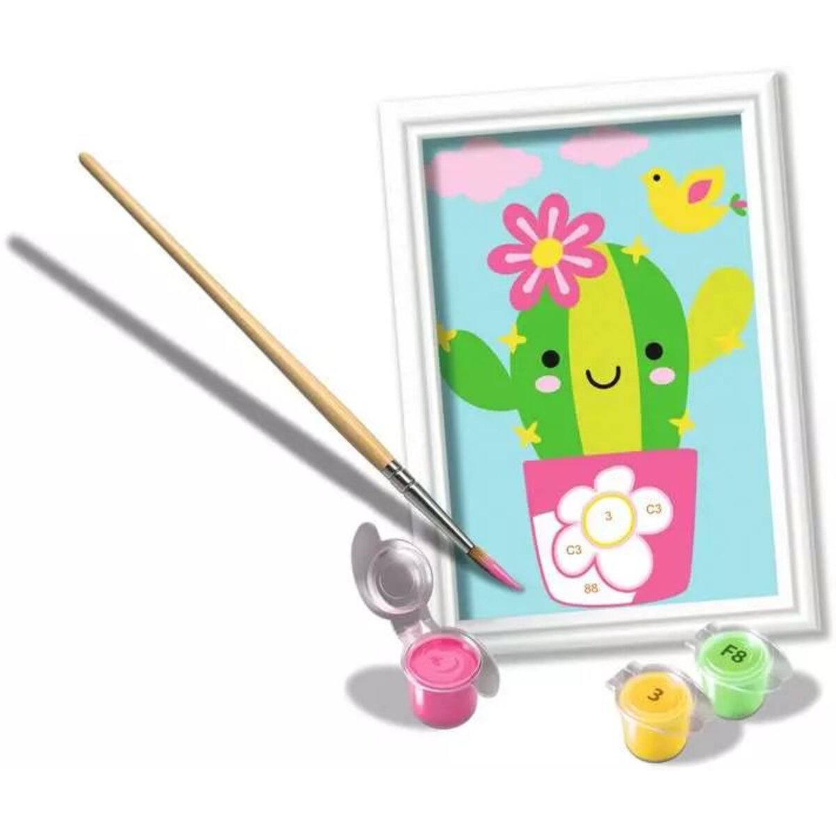 Ravensburger CreArt Kleiner Kaktus - Malen nach Zahlen für Kinder ab 7 Jahren