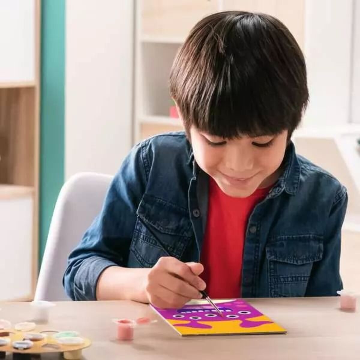 Ravensburger CreArt Lila Monster - Malen nach Zahlen für Kinder ab 7 Jahren