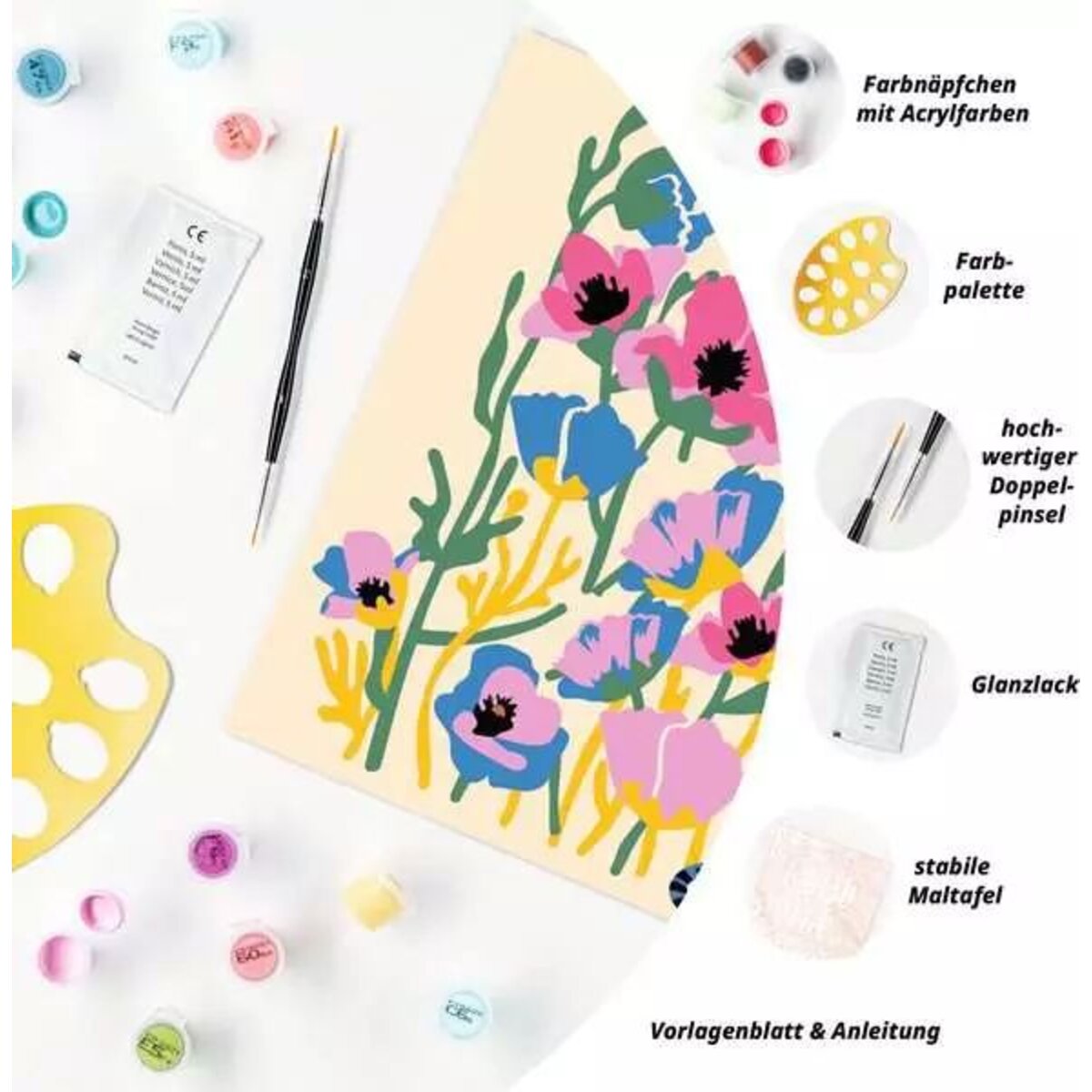 Ravensburger CreArt Poppy - Malen nach Zahlen für Erwachsene