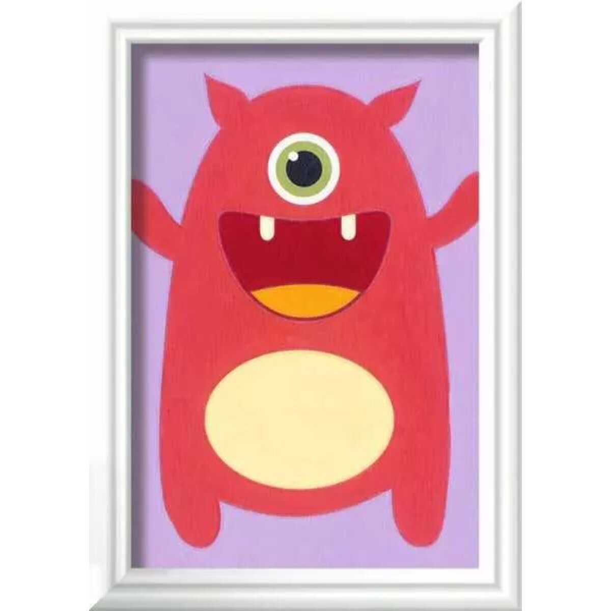 Ravensburger CreArt Rotes Monster - Malen nach Zahlen für Kinder ab 7 Jahren