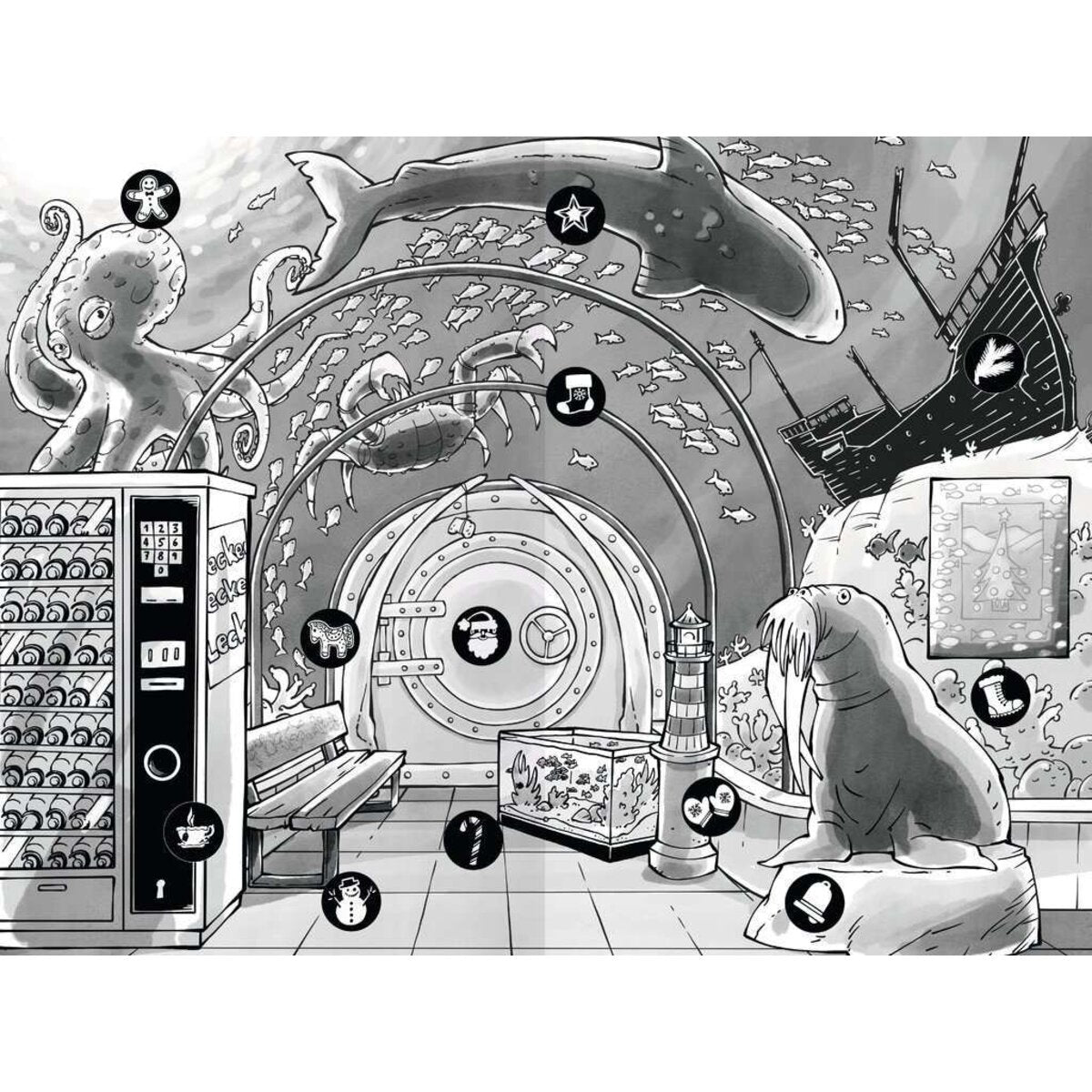 Ravensburger Der Adventskalender - Rette dich aus dem versunkenen Escape Room!