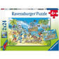 Ravensburger Die Abenteuerinsel 2 x 24 Teile