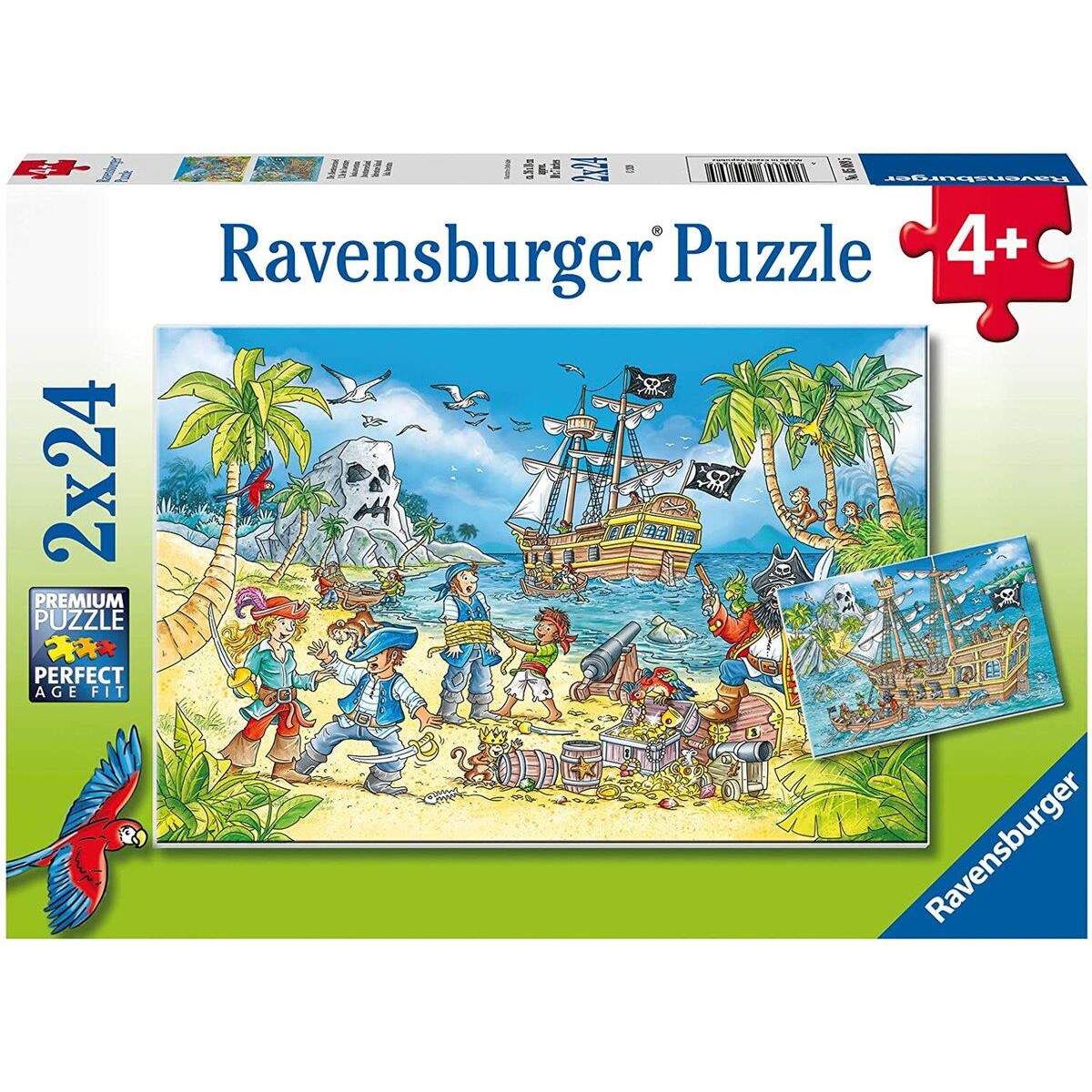 Ravensburger Die Abenteuerinsel 2 x 24 Teile