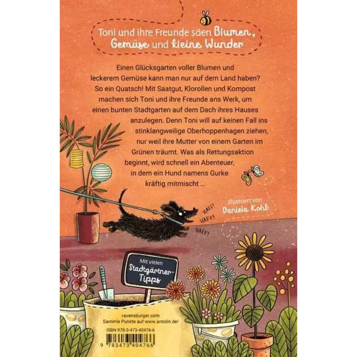 Ravensburger Die Stadtgärtnerin, Band 1: Lieber Gurken auf dem Dach als Tomaten auf den Augen!