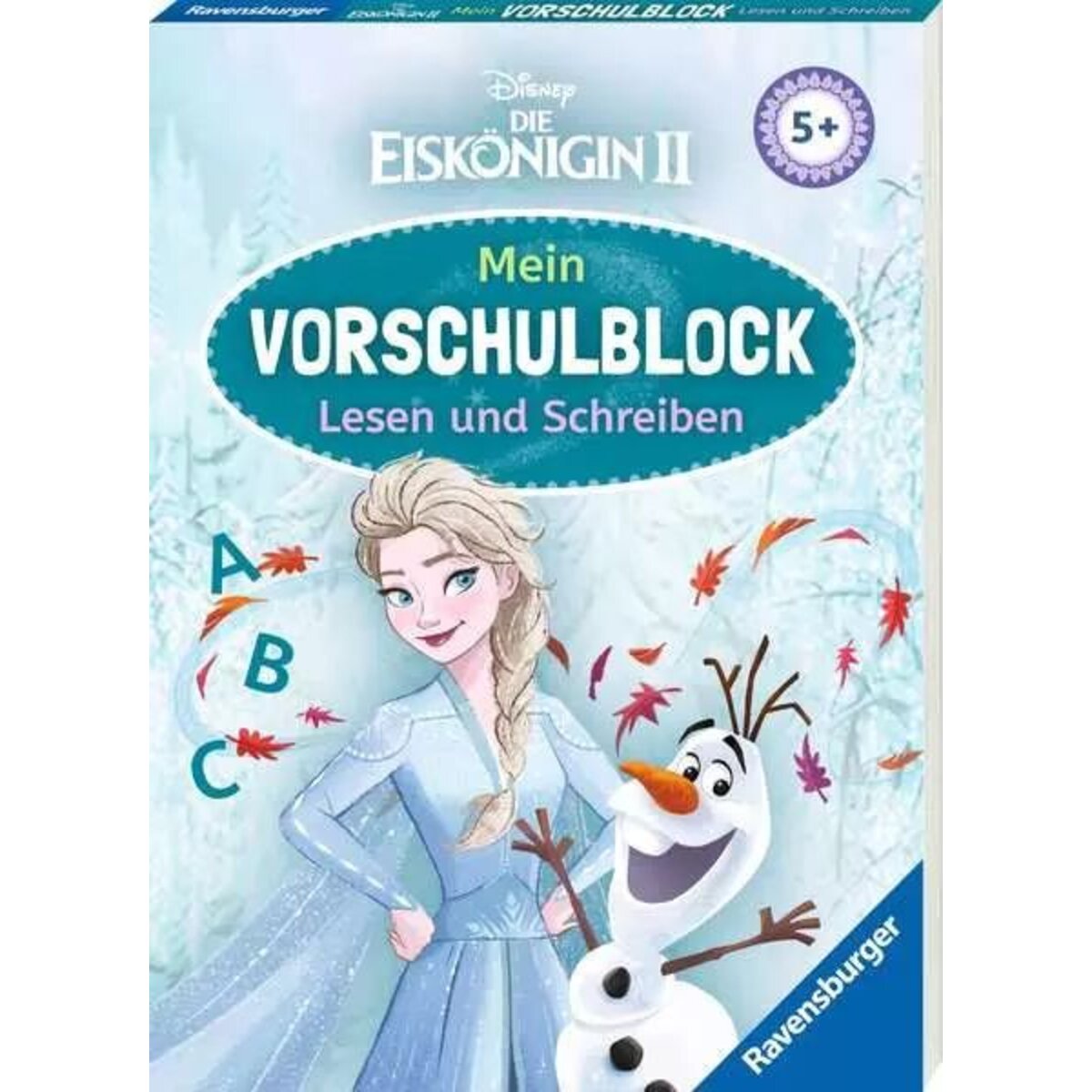 Ravensburger Disney Die Eiskönigin 2 - Mein Vorschulblock: Lesen und Schreiben