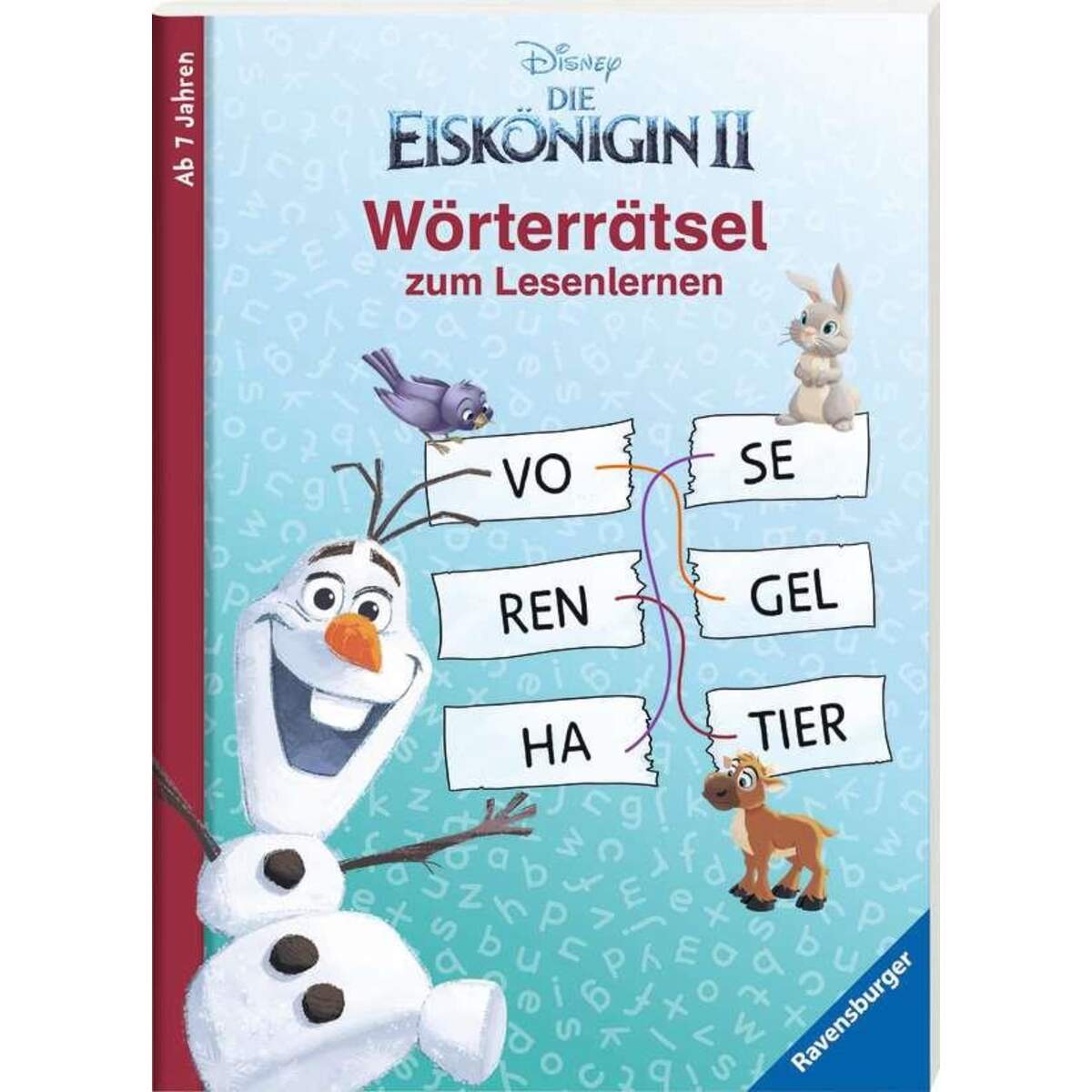Ravensburger Disney Die Eiskönigin 2 Kreuzworträtsel zum Lesenlernen Olaf