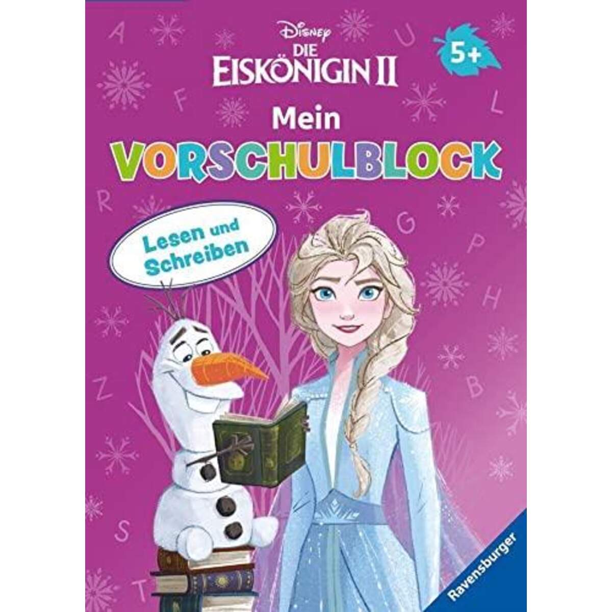 Ravensburger Disney Die Eiskönigin 2 Mein Vorschulblock: Lesen und Schreiben