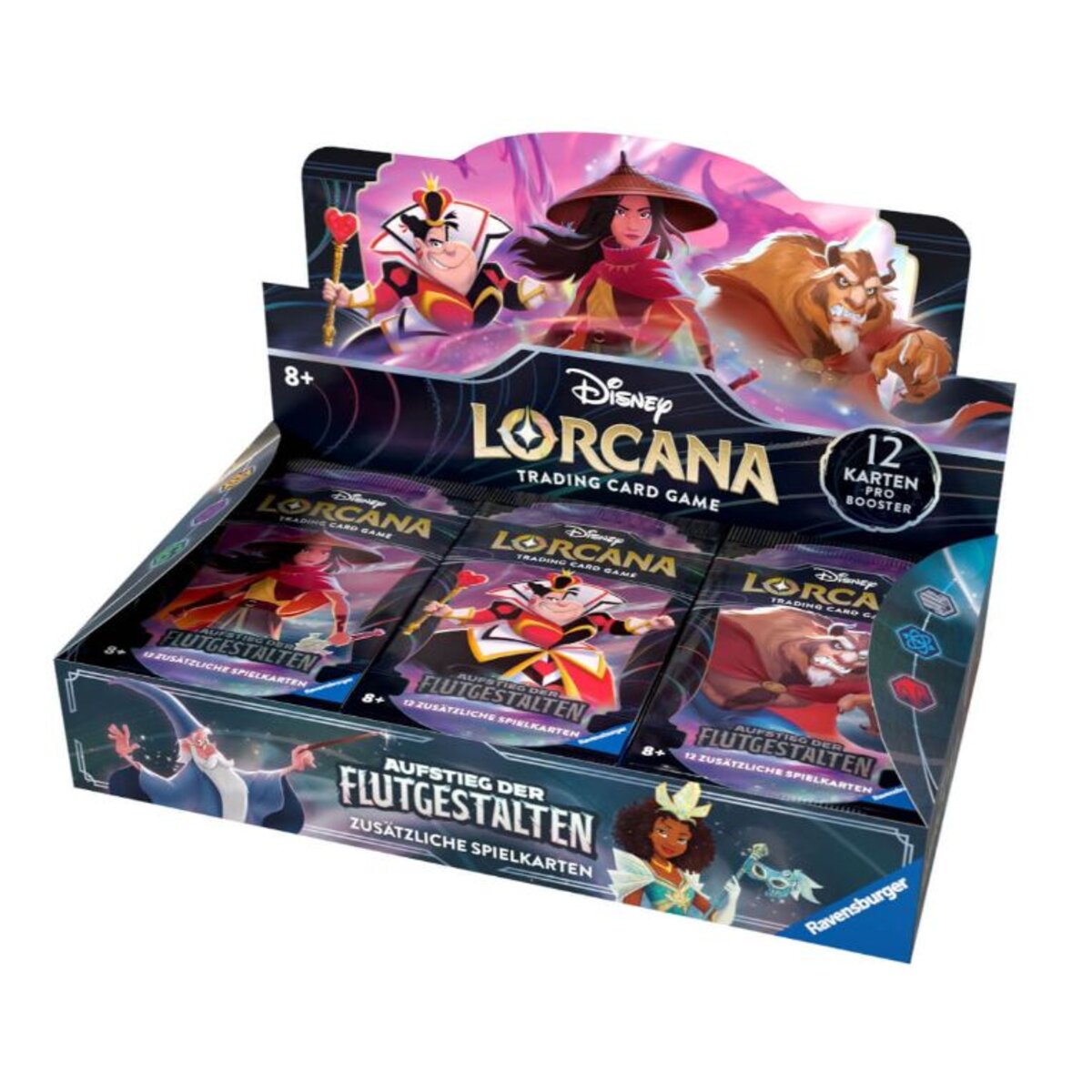Ravensburger Disney Lorcana: Aufstieg der Flutgestalten - Display mit 24 Booster Packs (Deutsch)