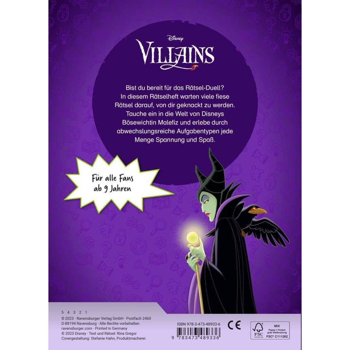 Ravensburger Disney Villains: Fiese Rätsel mit Malefiz