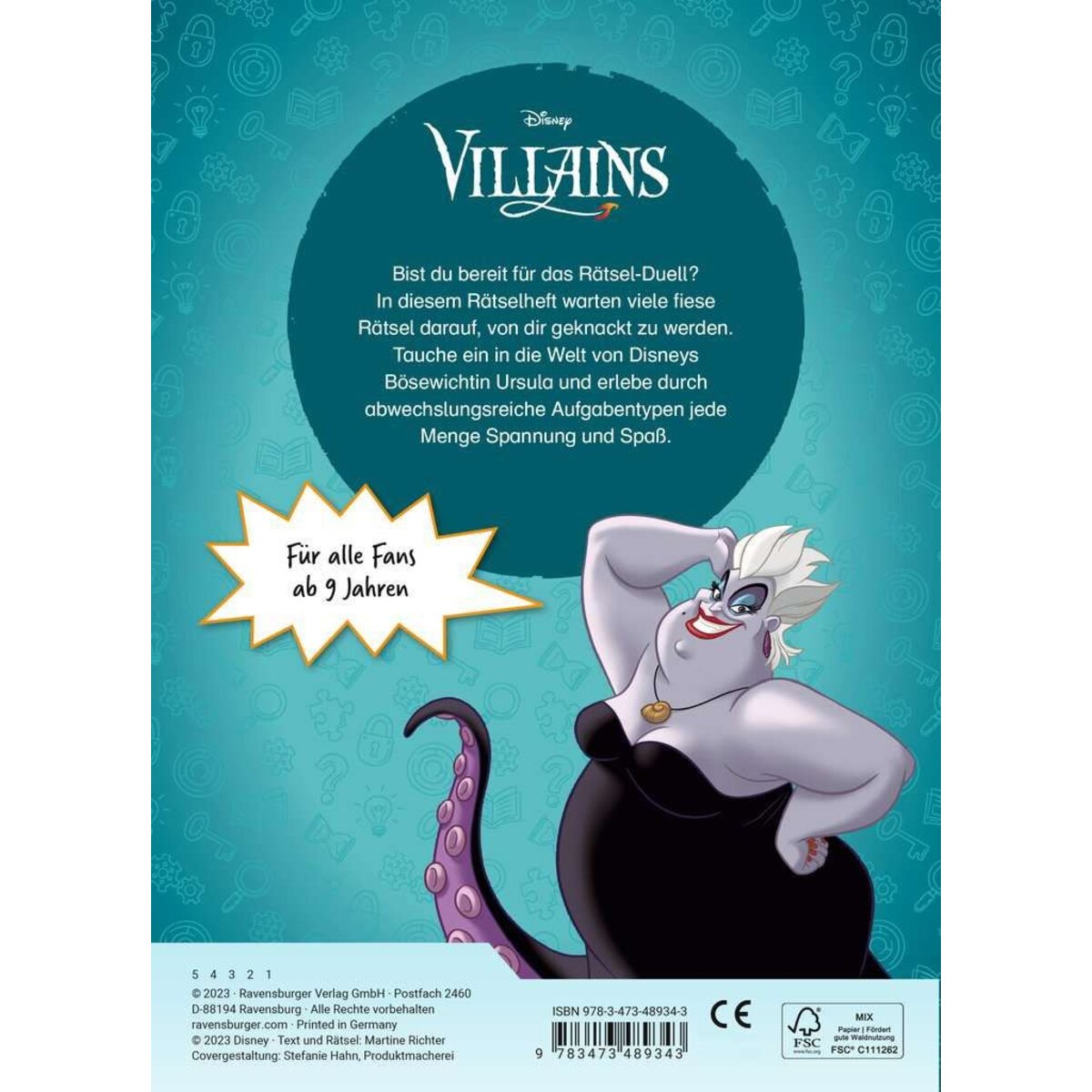 Ravensburger Disney Villains: Fiese Rätsel mit Ursula