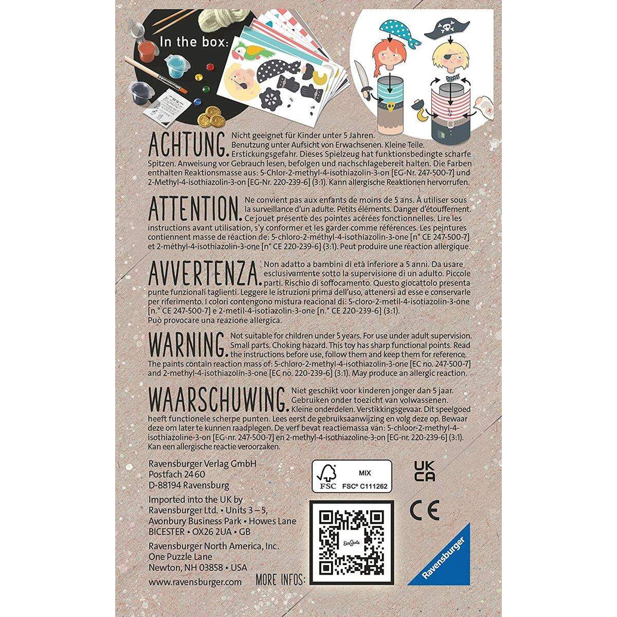 Ravensburger EcoCreate 18130 - Pirates