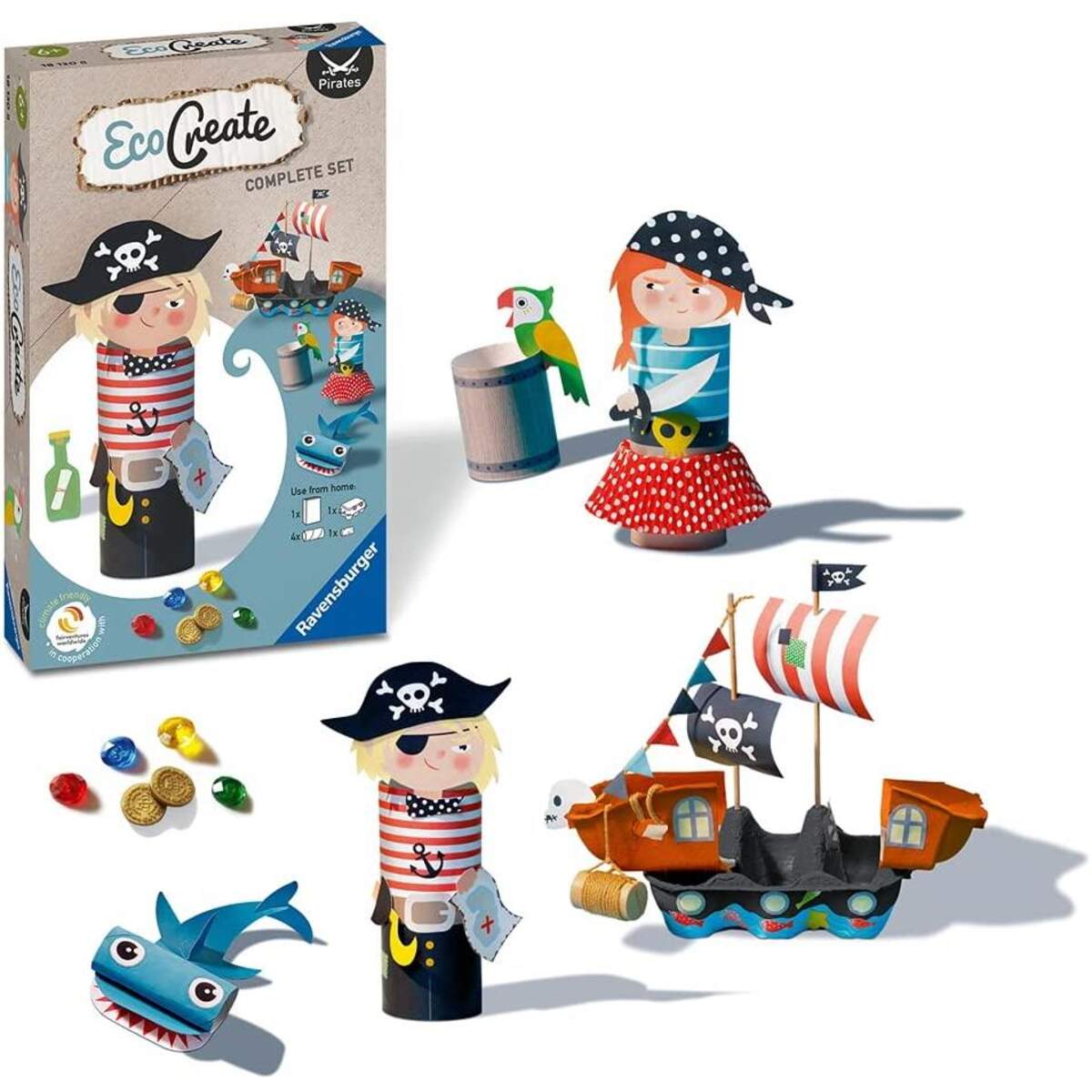 Ravensburger EcoCreate 18130 - Pirates