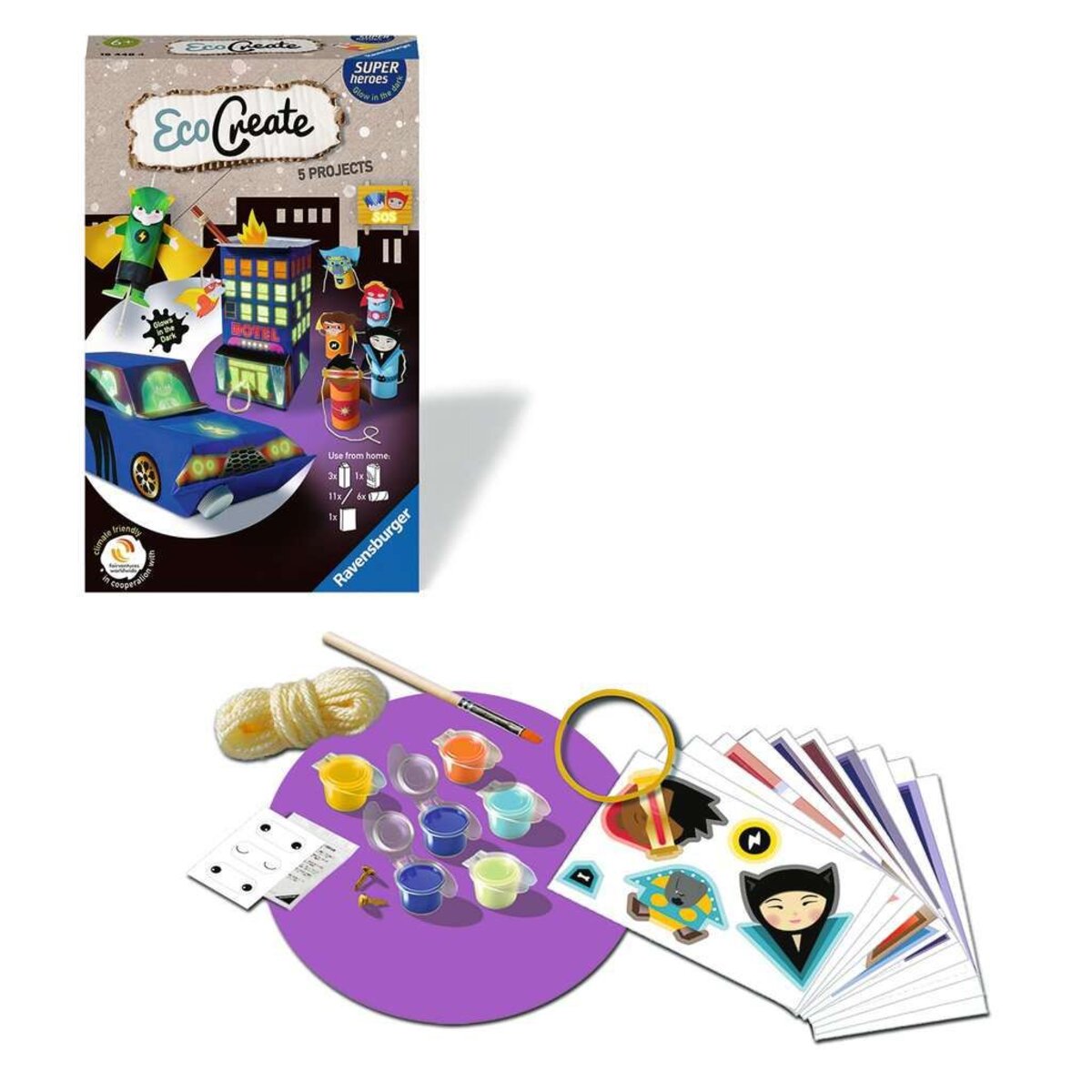 Ravensburger EcoCreate Superheroes