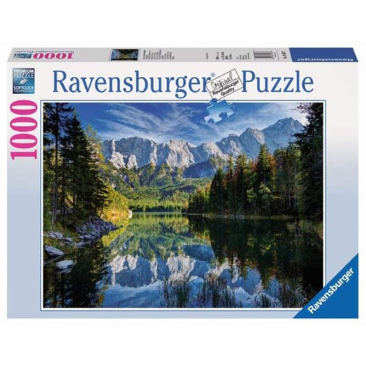 Ravensburger Eibsee mit Wettersteingebirge und Zugspitze Puzzle, 1000 Teile