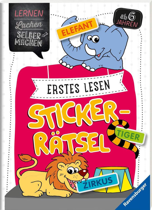 Ravensburger Erstes Lesen Sticker-Rätsel