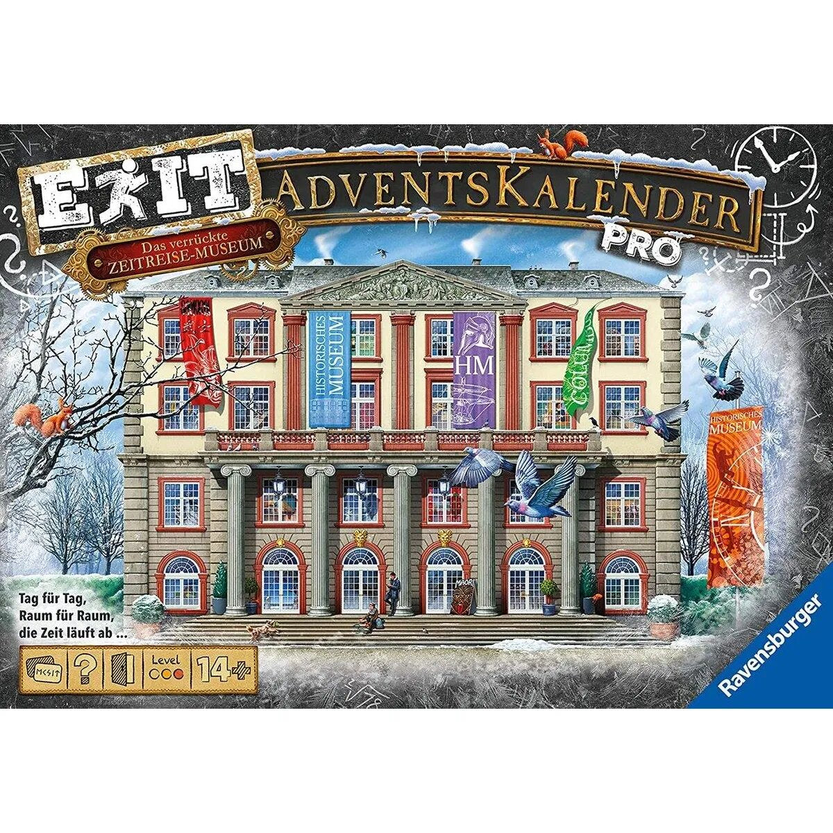 Ravensburger Exit Adventskalender pro - DAS verrückte Zeitreisemusem