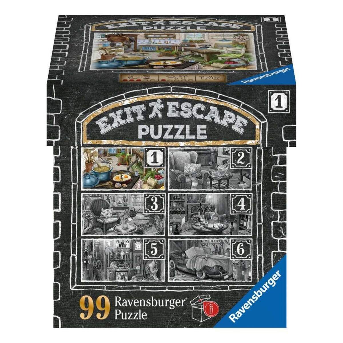 Ravensburger Exit Im Gutshaus-Zimmer 1, 99 Teile