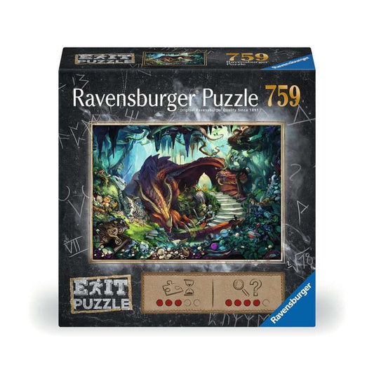 Ravensburger EXIT Puzzle - In der Drachenhöhle, 759 Teile