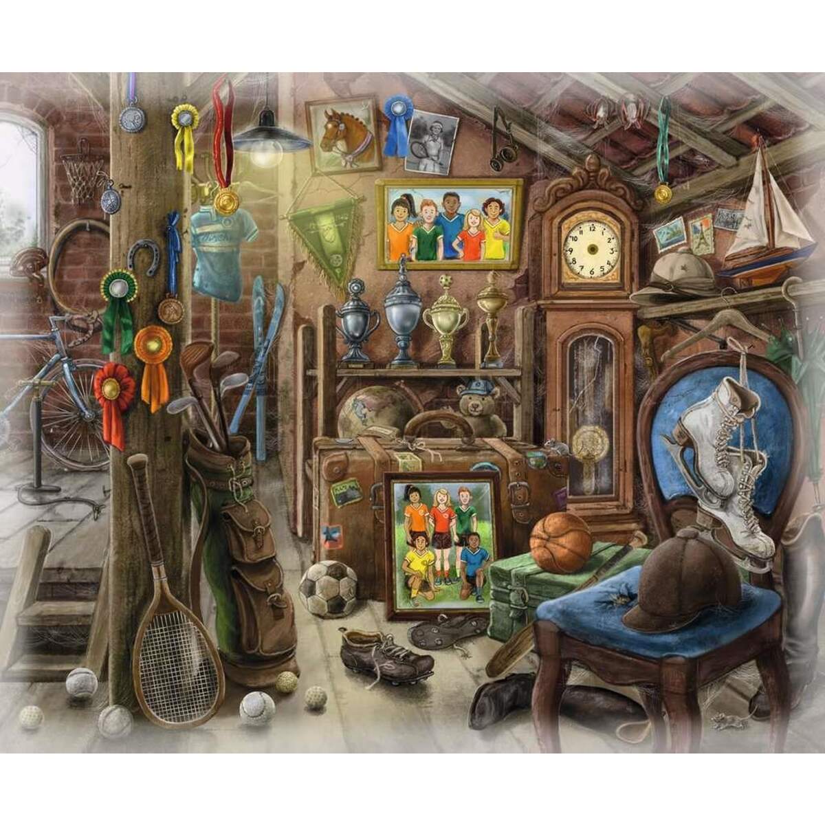 Ravensburger Exit Puzzle - Im Gutshaus-Zimmer 5, 99 Teile