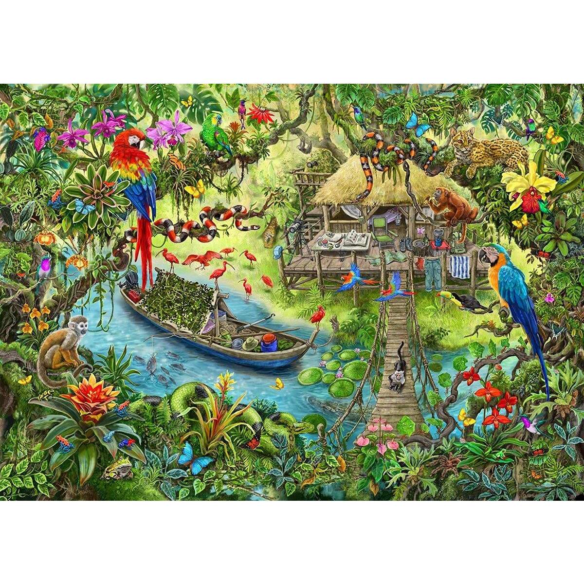 Ravensburger Exit Puzzle Die Dschungelexpedition, 368 Teile