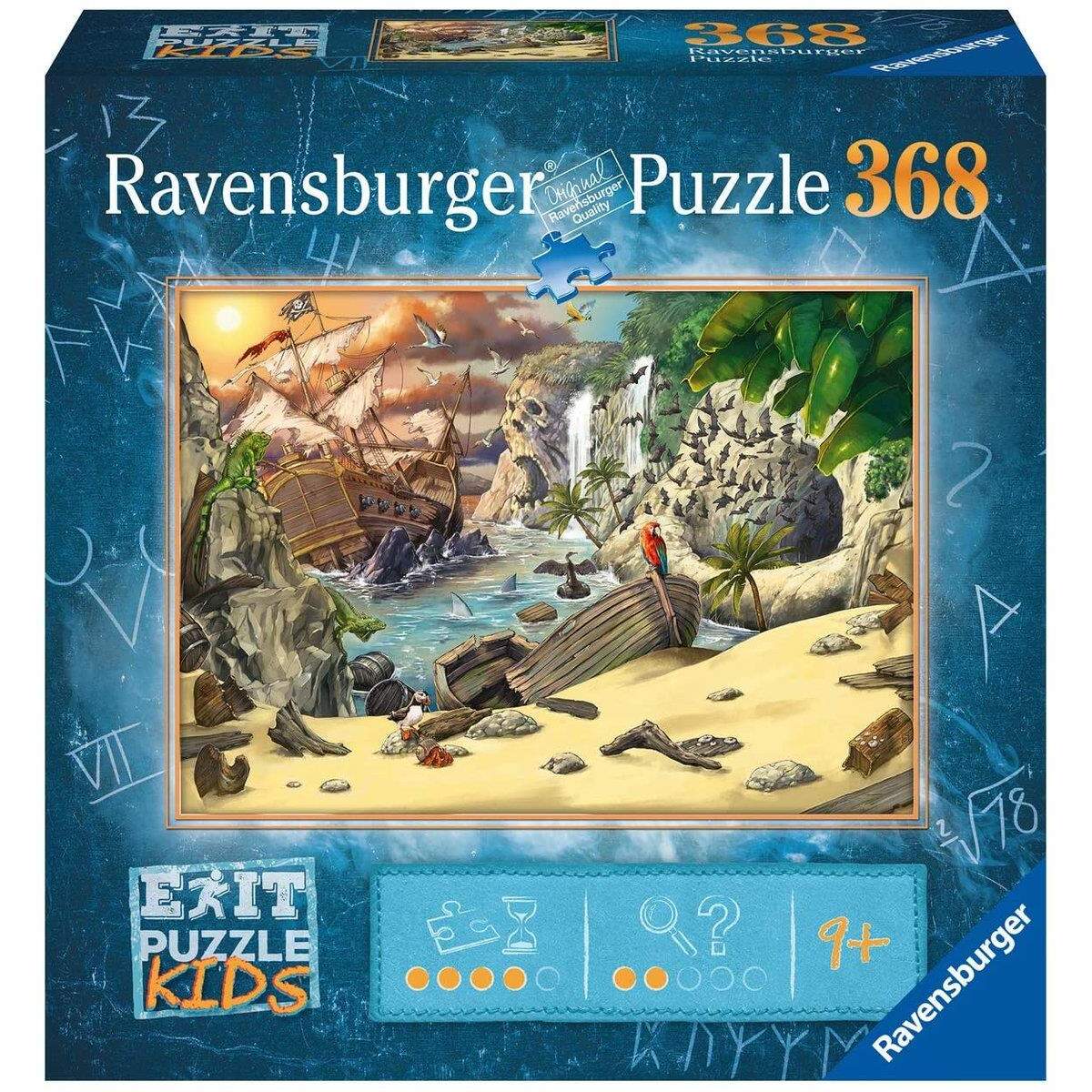 Ravensburger Exit Puzzle Kids - Piratenabenteuer, 368 Teile