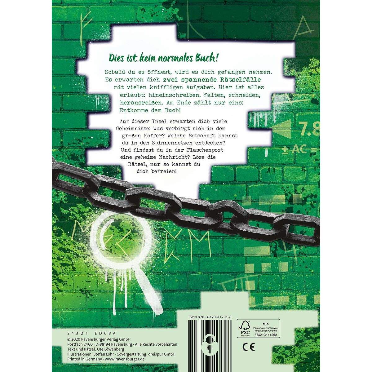 Ravensburger Exit Room Rätsel - Gefangen auf der Insel