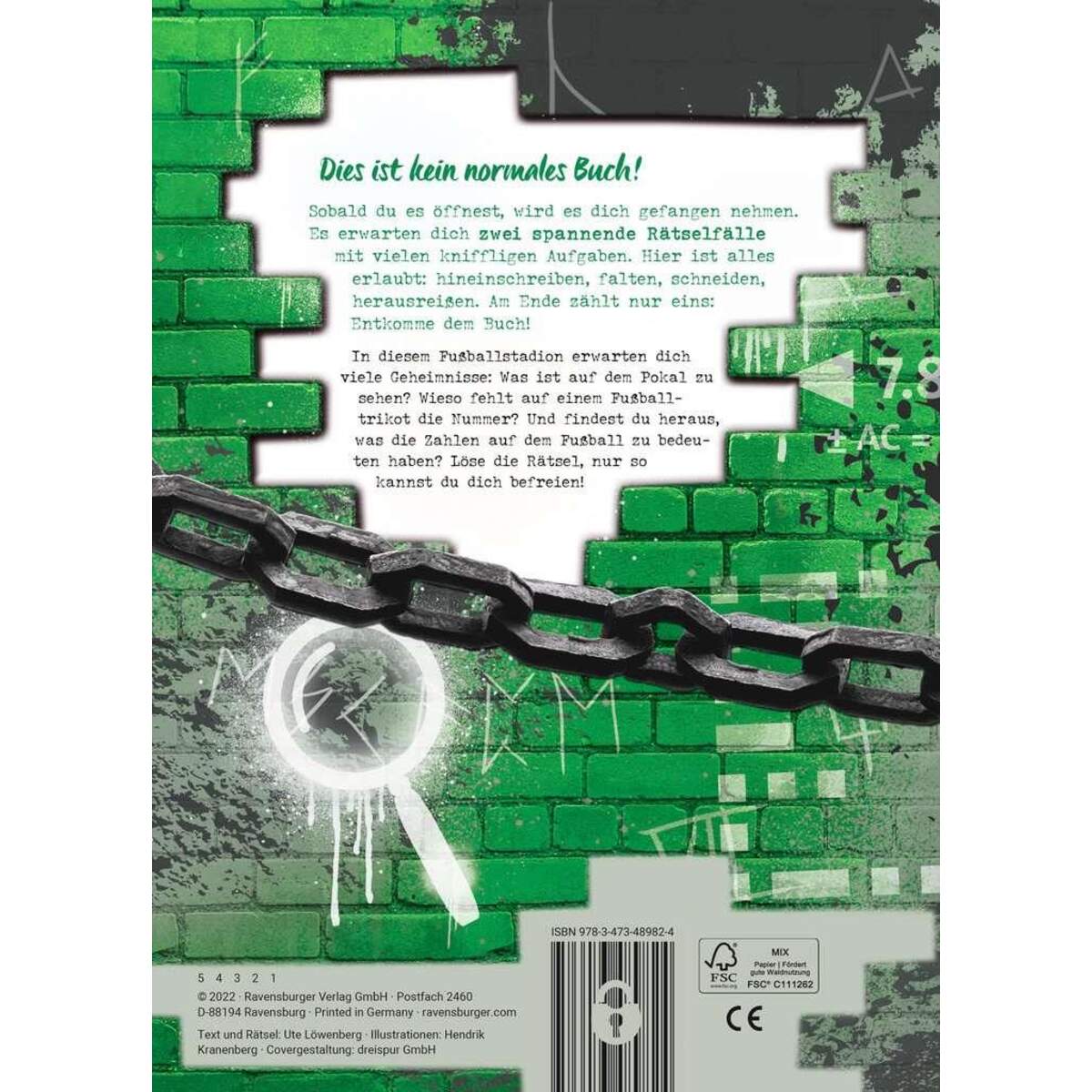 Ravensburger Exit Room Rätsel: Gefangen im Fußballstadion