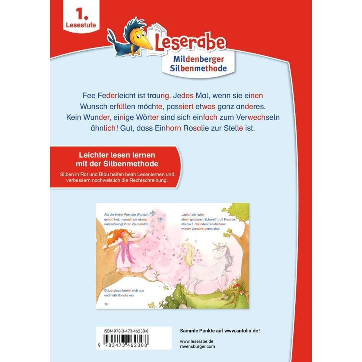 Ravensburger Fee Federleicht und das Einhorn - Leserabe ab 1. Klasse