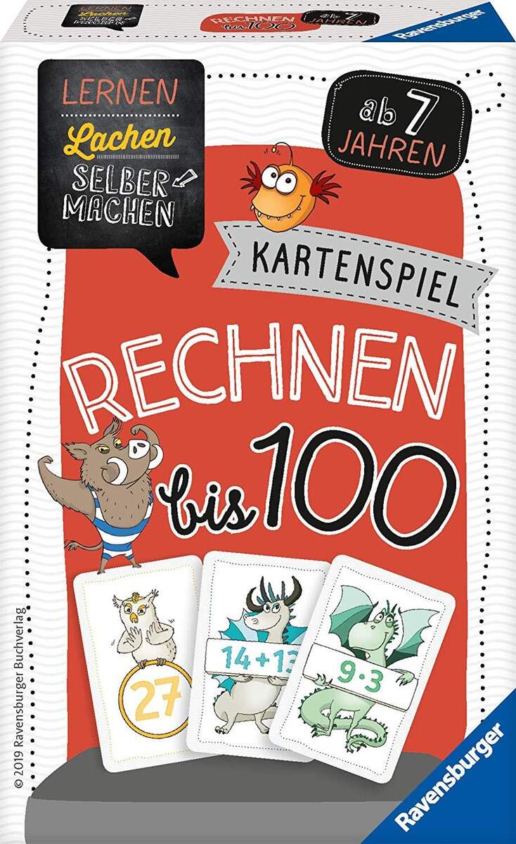 Ravensburger Kartenspiel Rechnen bis 100
