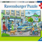 Ravensburger Kinderpuzzle Unterwegs mit Polizeimeisterin Hannah, 2x24 Teile