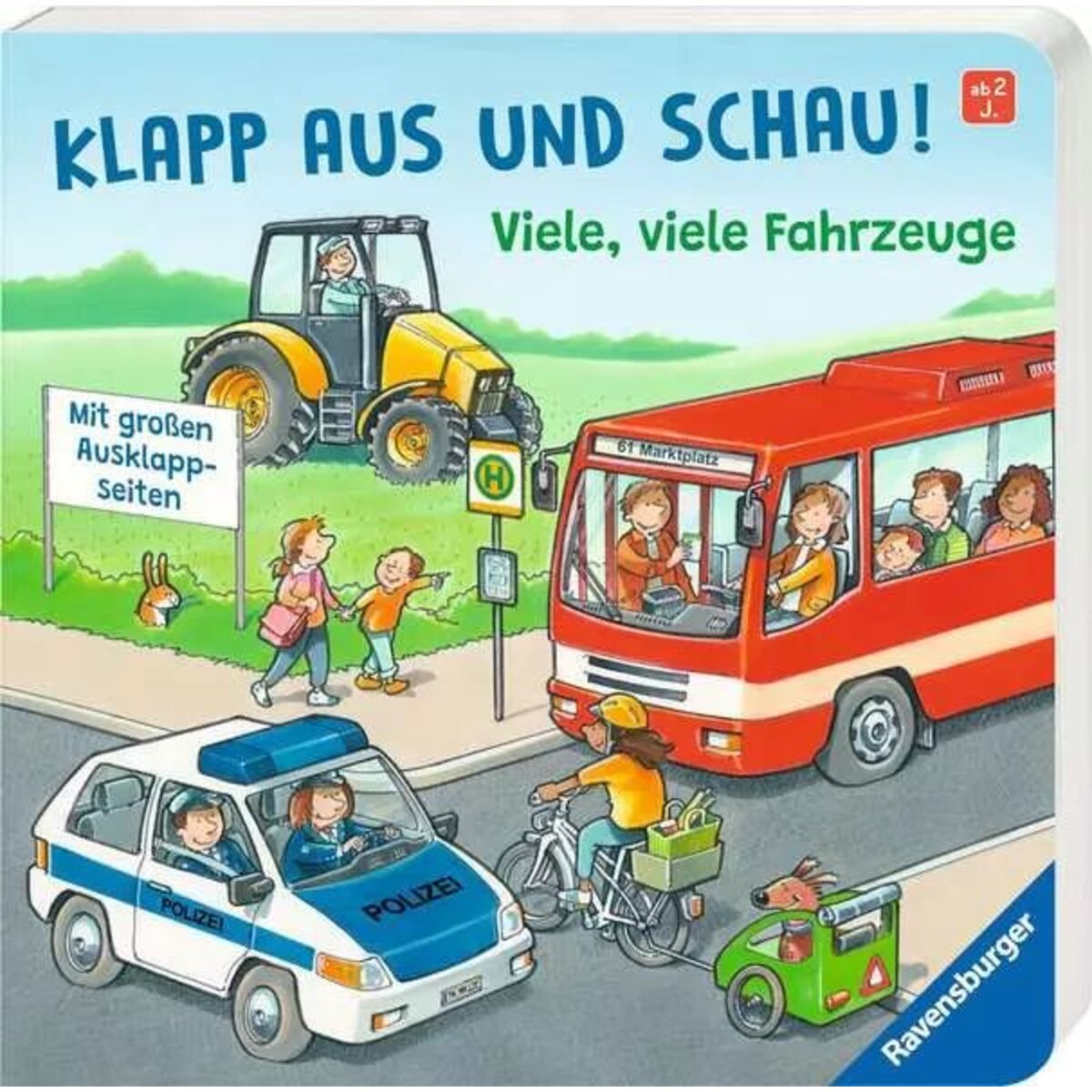Ravensburger Klapp aus und schau! Viele, viele Fahrzeuge