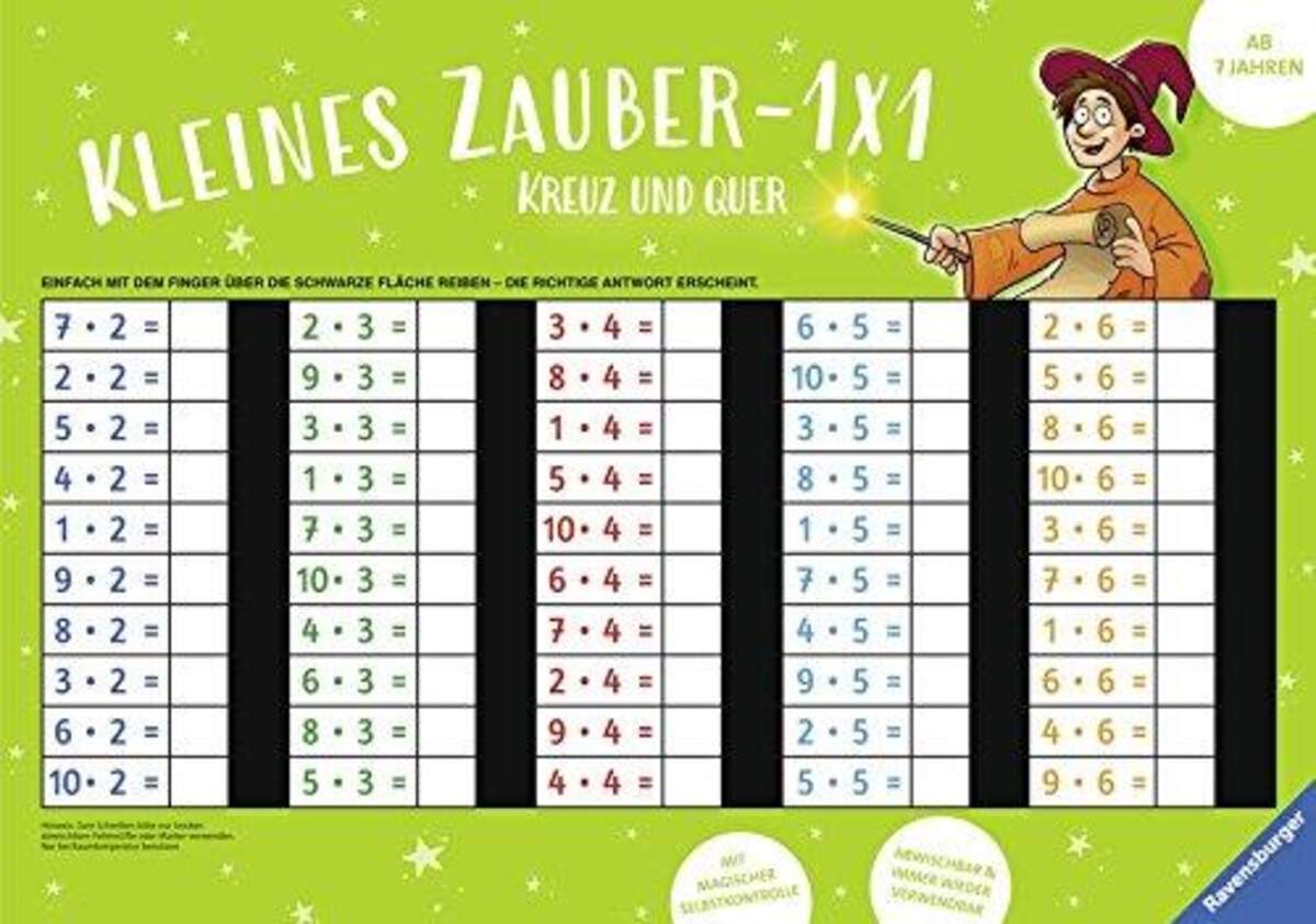 Ravensburger Kleines Zauber-1 x 1: Kreuz und quer