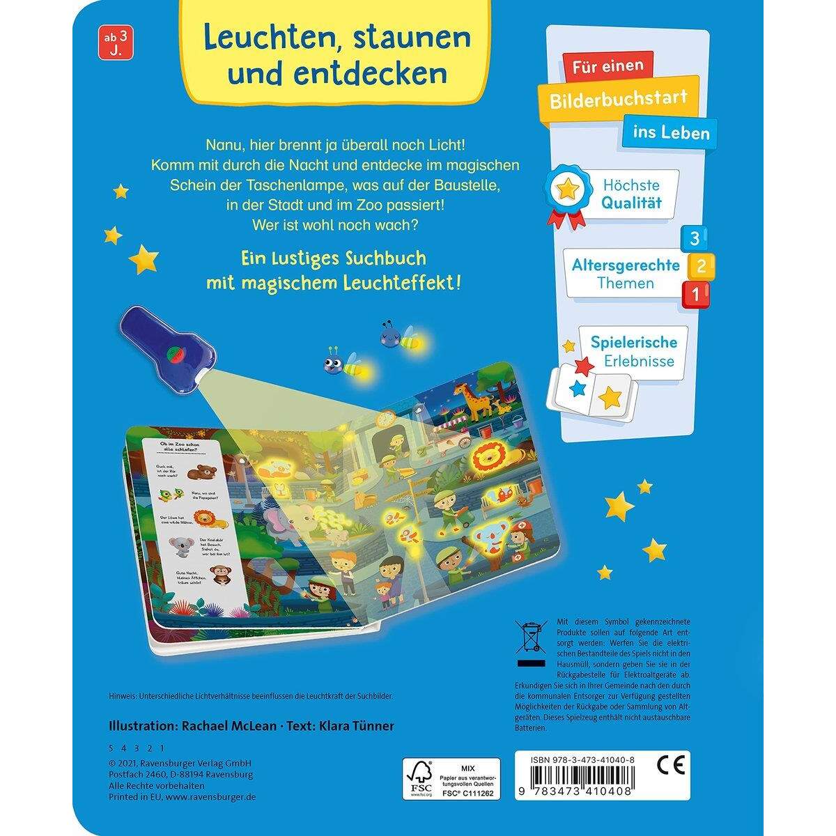 Ravensburger Lampe an! Entdecke die Nacht