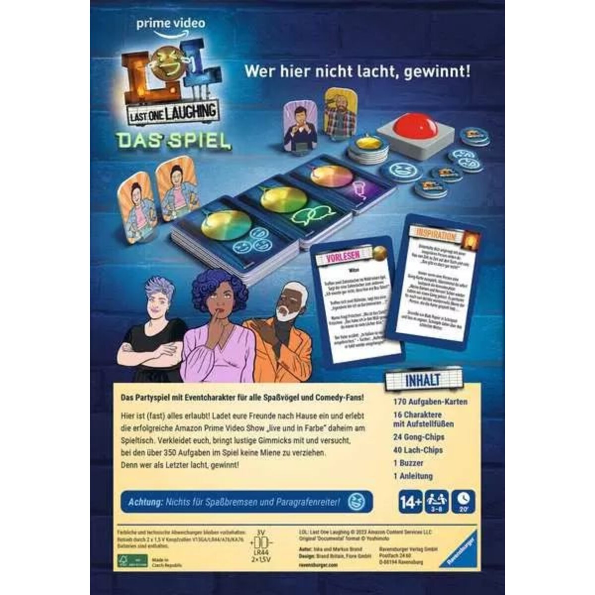 Ravensburger Last one Laughing - Das Spiel