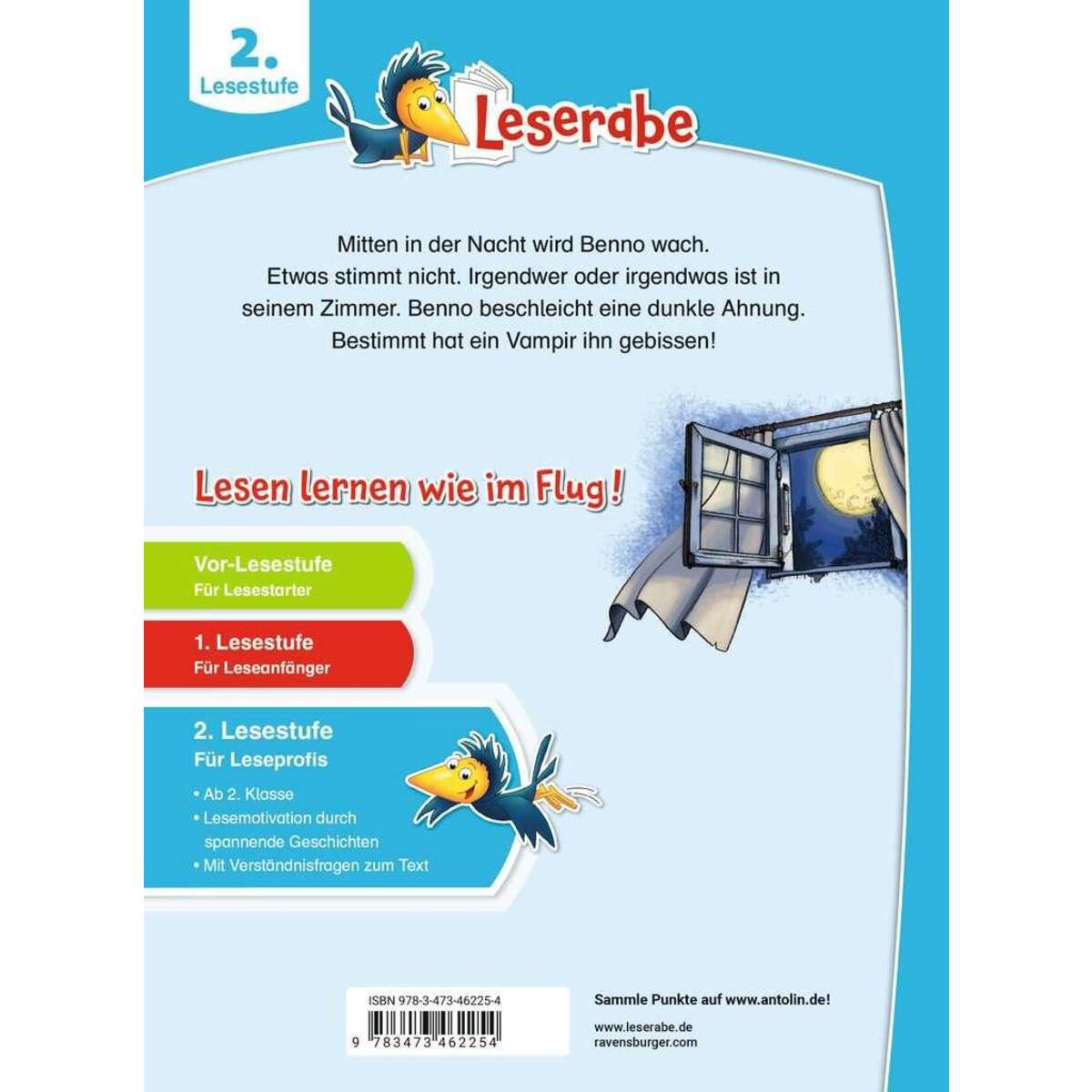 Ravensburger Leserabe - 2. Lesestufe: Hilfe, ich bin ein Vampir!