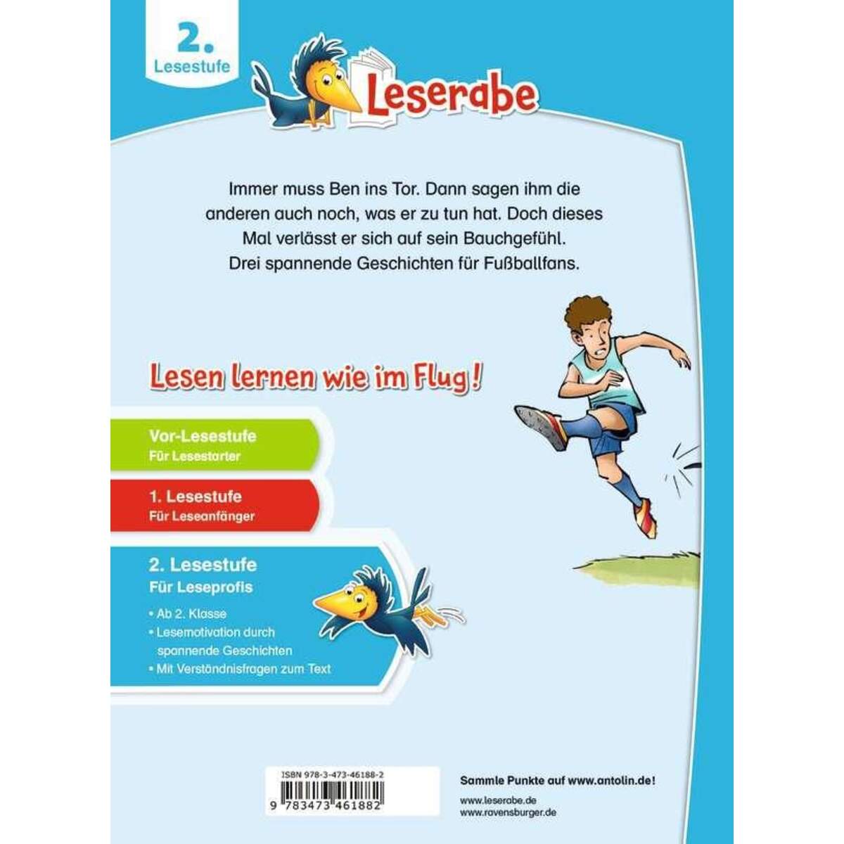 Ravensburger Leserabe - 2. Lesestufe: Fußballfieber. Spannende Kickergeschichten
