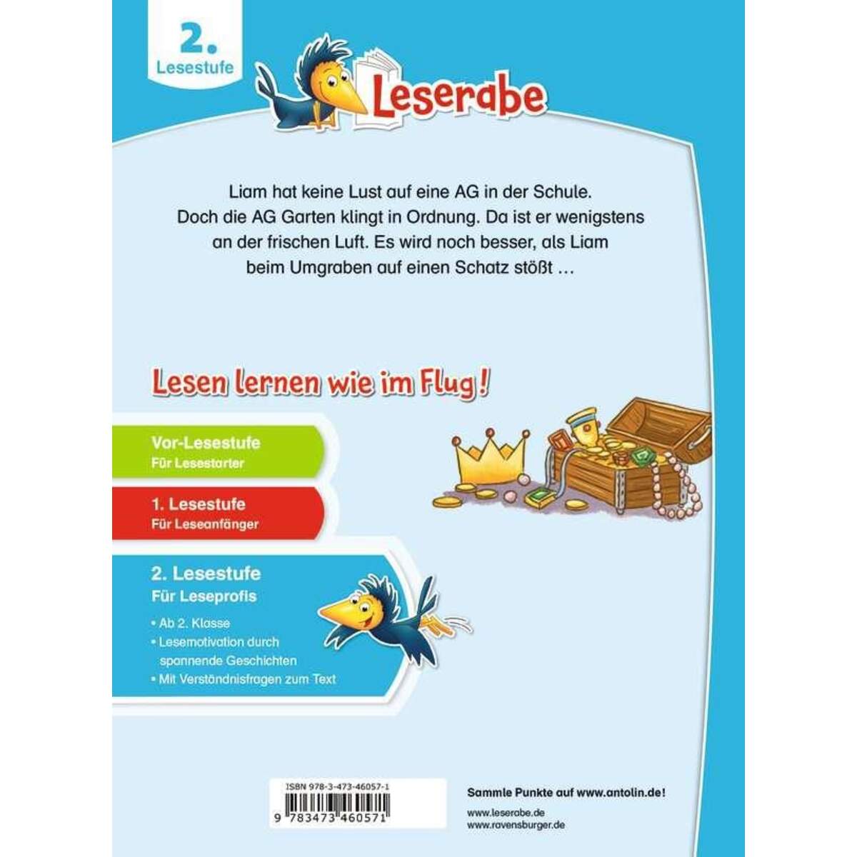 Ravensburger Leserabe - 2. Lesestufe: Ein Schatz auf dem Schulhof