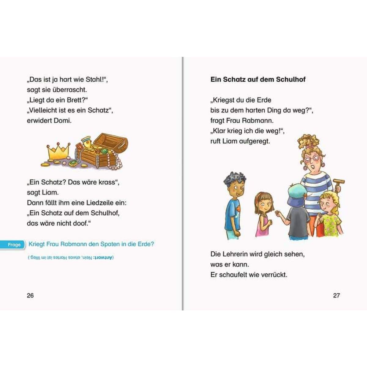 Ravensburger Leserabe - 2. Lesestufe: Ein Schatz auf dem Schulhof