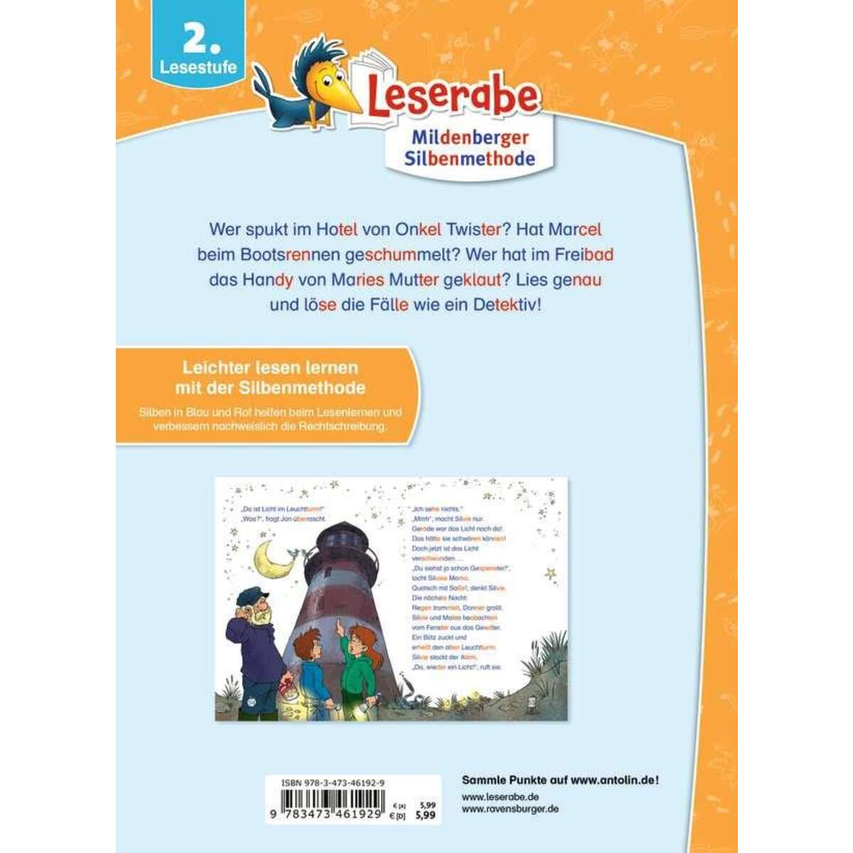 Ravensburger Leserabe - Sonderausgaben: Krimigeschichten - Silbe für Silbe lesen lernen