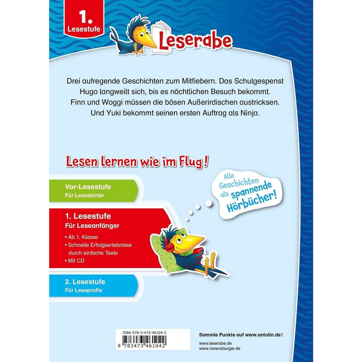 Ravensburger Leserabe 1. Klasse - Die besten Leselern-Geschichten: Ninjas