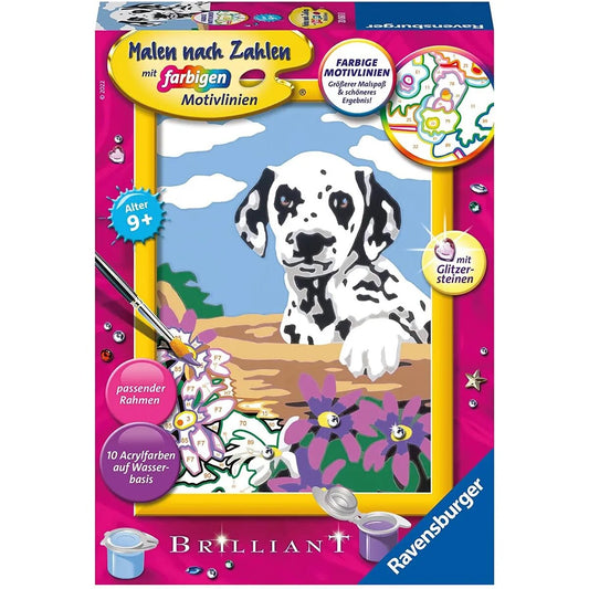 Ravensburger Malen nach Zahlen - Dalmatiner Welpe