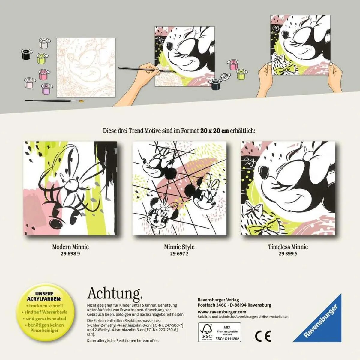 Ravensburger Malen nach Zahlen – Modern Minnie