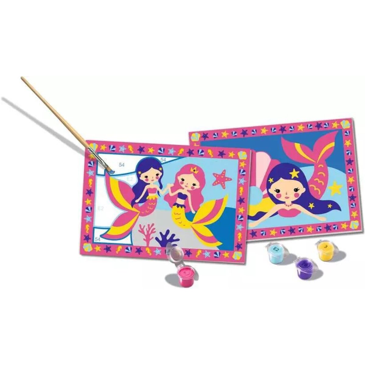 Ravensburger Malen nach Zahlen - Bezaubernde Meerjungfrauen